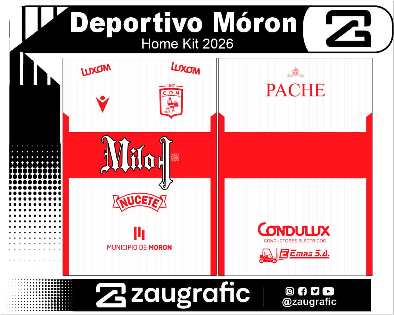 Deportivo Móron Home Kit 2026